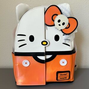 NWT NYCC Limited Edition Sanrio Hello Kitty Skeleton Costume Glow Mini Backpack